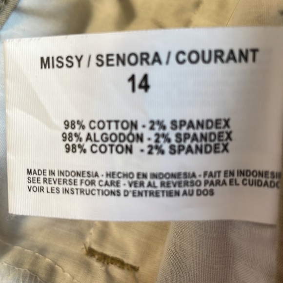 Women’s Bandolino Size 14 Wide Leg Shorts - Picture 6 of 6